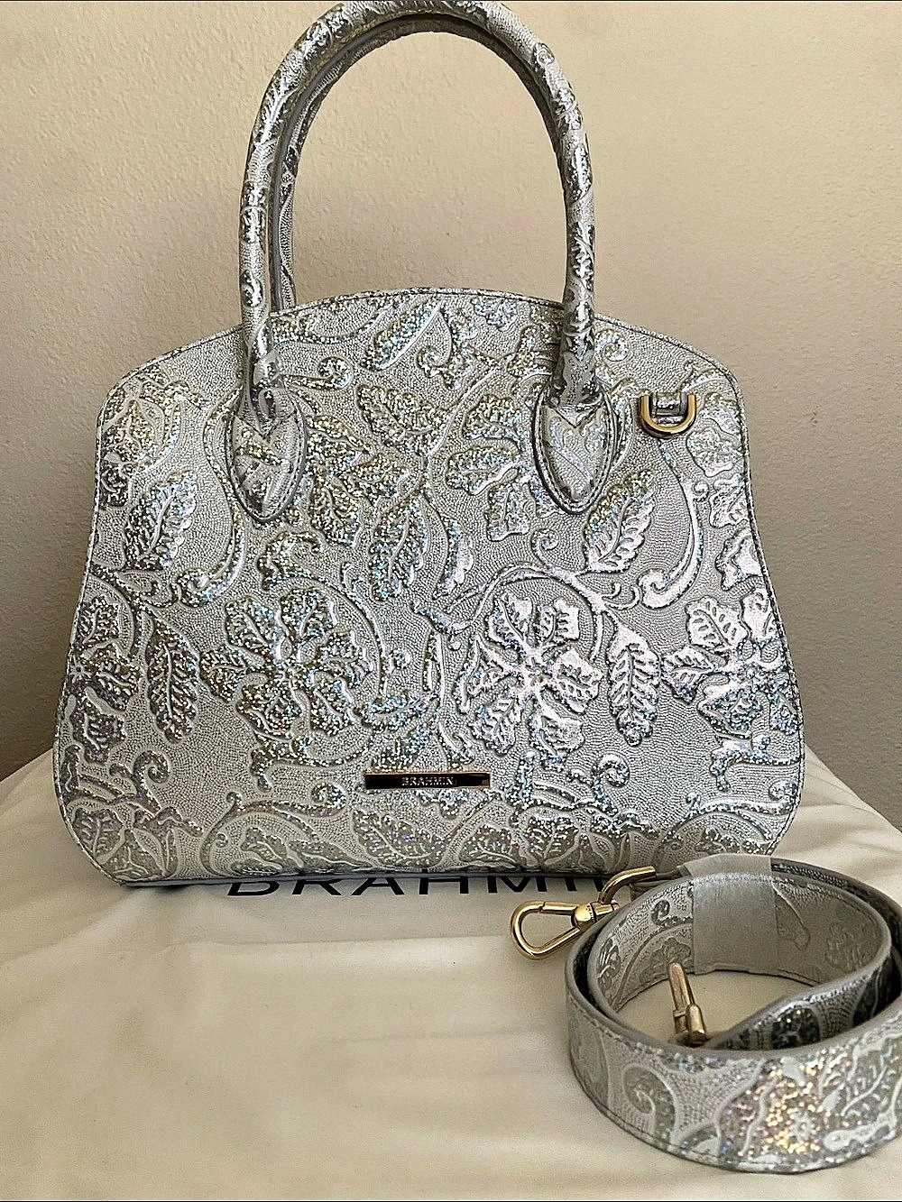 Brahmin Rosetta Chrome Estonia NWT